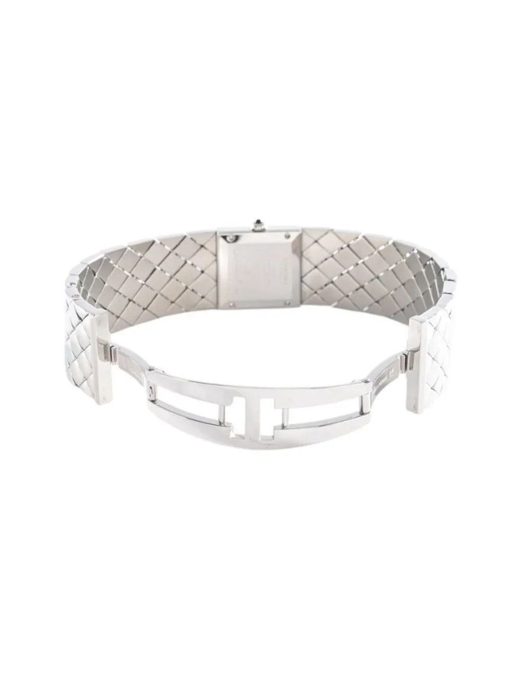 Chanel Watch Quilted Silver
